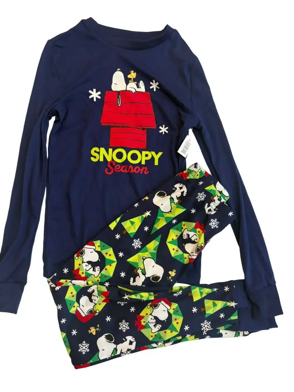 Peanuts Snoopy Season Holiday 2-Piece Long Sleeve Pajama Set